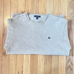 Burberry Vintage Light Beige Crewneck Sweater